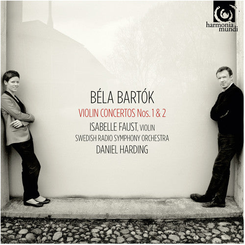 the album cover for Bartok / Faust / Swedish Radio Sym Orch / Harding - Violin Ctos 1 & 2