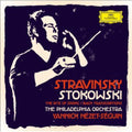 the album cover for S.E. Elgar - Stravinsky / Stokowski: Rite of Spring / Bach