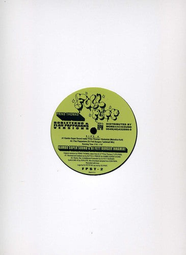 the album cover for Prins Thomas - Bobletekno & Flau Pappadans Versions