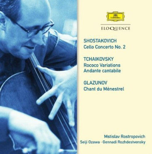 the album cover for Shostakovich / Rostropovich / Ozawa - Shostakovich: Cello Concerto 2