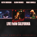 the album cover for Emerson/Hughes/Bonilla - Boys Club: Live From California