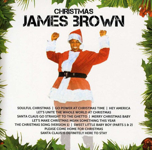the album cover for James Brown - Icon Christmas