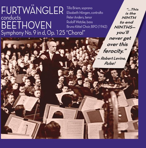the album cover for Beethoven / Briem / Bruno Kittel Choir - Symphony No 9 in D