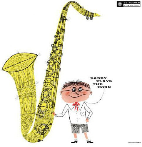 the album cover for Dexter Gordon Quartet - Daddy Plays the Horn