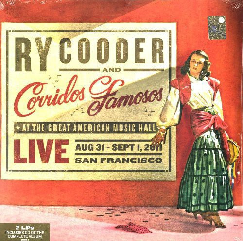 the album cover for Ry Cooder - Live In San Francisco [Vinyl]