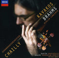 the album cover for Brahms / Kavakos / Chailly - Violin Concerto