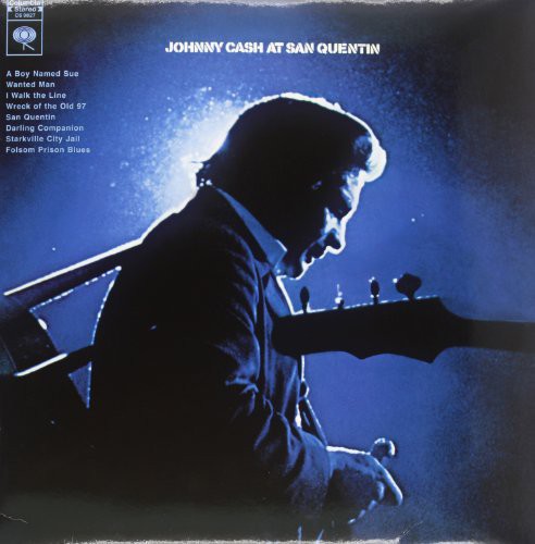 the album cover for Johnny Cash - At San Quentin