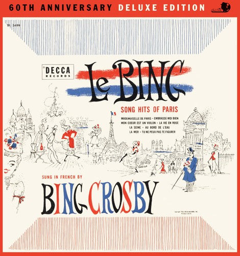 the album cover for Bing Crosby - Le Bing: Song Hits of Paris