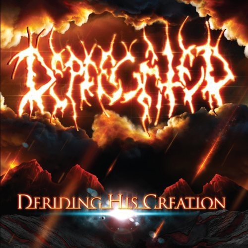 the album cover for Deprecated - Deriding His Creation