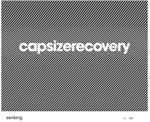 the album cover for Senking - Capsize Recovery