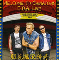 the album cover for D.O.A. - Welcome to Chinatown: Doa Live