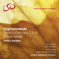 the album cover for Toby Spence - Symphonies 3 & 4 Stabat Mater