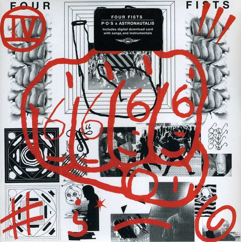 the album cover for Four Fists - MMMMMHMMMMM / Please Go