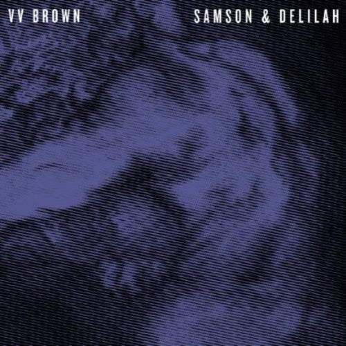 the album cover for V V Brown - Samson and Delilah