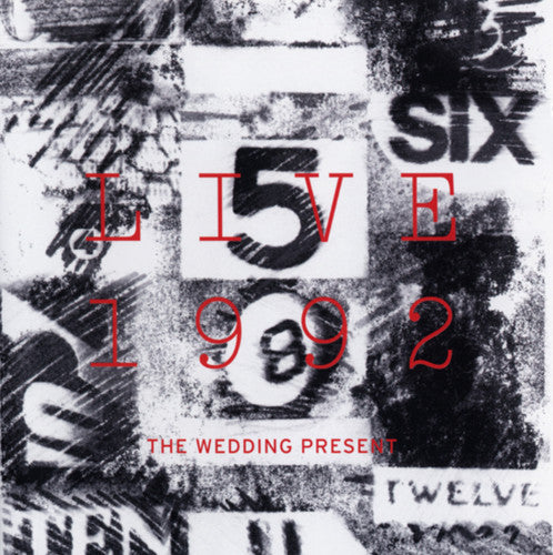 the album cover for The Wedding Present - Live 1992