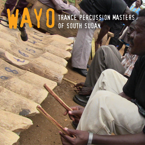 the album cover for Wayo - Trance Percussion Masters of South Sudan