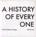 the album cover for Bill Orcutt - A History Of Every One