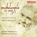 the album cover for John Tomlinson - Michelangelo in Song