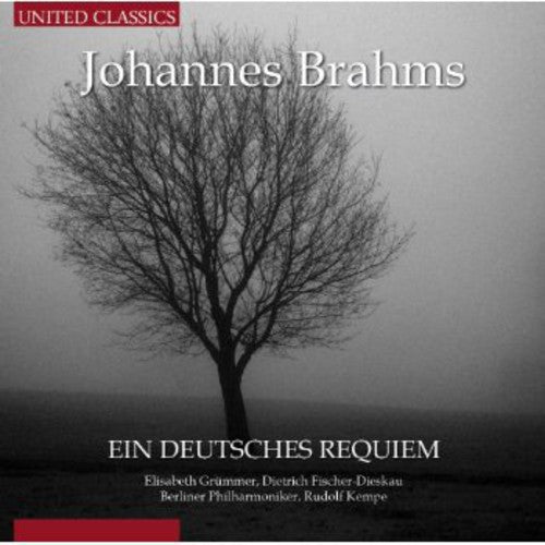 the album cover for Brahms / Chorus Der St-Hedwigs-Kathedrale Berlin - Ein Deutsches Requiem