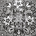 the album cover for Residual Echoes - The Middle Path