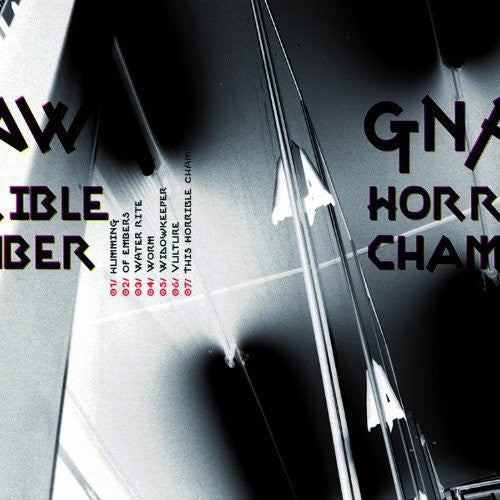 the album cover for Gnaw - Horrible Chamber