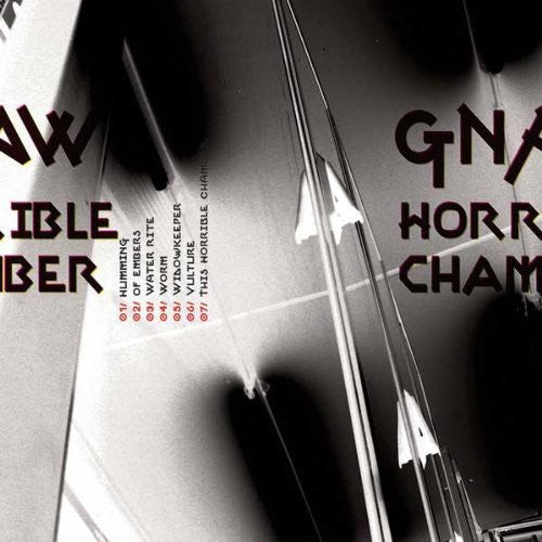 the album cover for Gnaw - Horrible Chamber