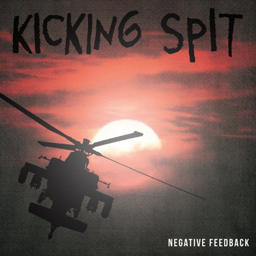 the album cover for Kicking Spit - Negative Feedback
