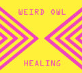 the album cover for Weird Owl - Healing