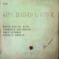the album cover for Maria Pia Vito - Il Pergolese