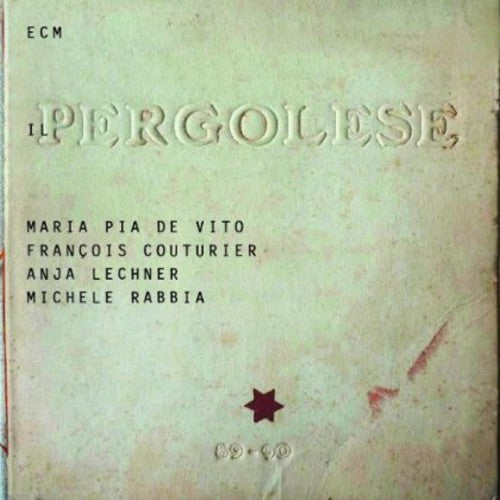 the album cover for Maria Pia Vito - Il Pergolese