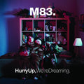 the album cover for M83 - Hurry Up We're Dreaming [Clear Pink & Clear Blue Vinyl]