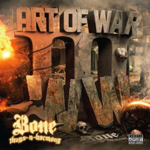 the album cover for Bone Thugs-N-Harmony - Art of War 3