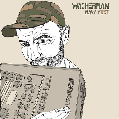 the album cover for Washerman - Raw Poet
