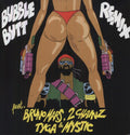 the album cover for Major Lazer - Bubble Butt