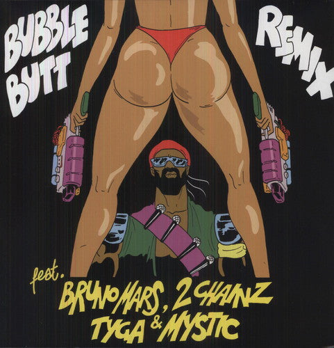 the album cover for Major Lazer - Bubble Butt