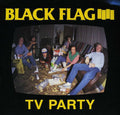 the album cover for Black Flag - TV Party