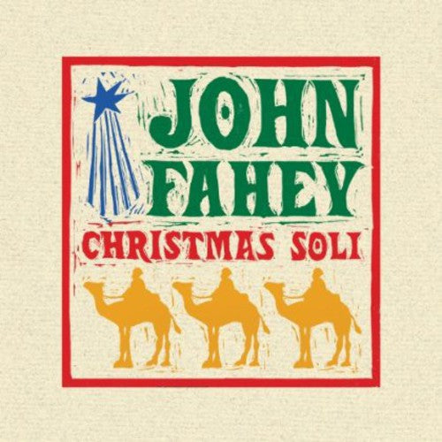 the album cover for John Fahey - Christmas Guitar Soli with John Fahey