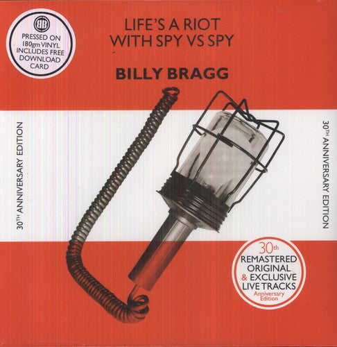 the album cover for Billy Bragg - Lifes A Riot (30th Anniversary Edition) [Vinyl]