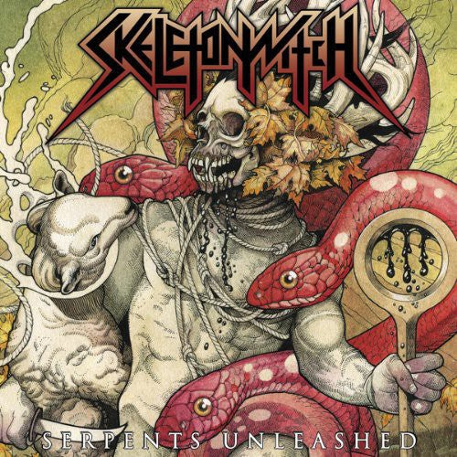 the album cover for Skeletonwitch - Serpents Unleashed [Limited Edition Vinyl]