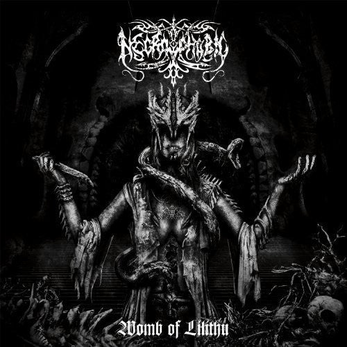 the album cover for Necrophobic - Womb of Lilithu