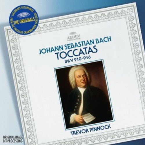 the album cover for Trevor Pinnock - Toccatas BWV 910-916