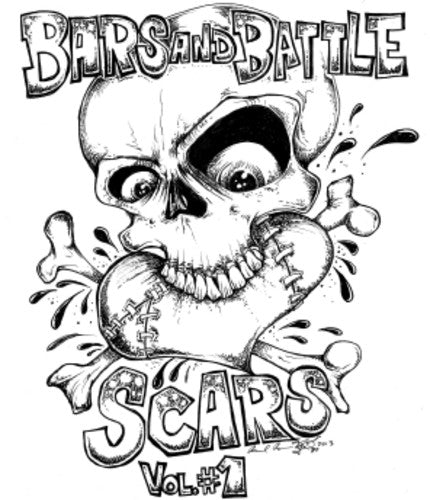 the album cover for Bars & Battle Scars - Bars & Battle Scars 1 / Various