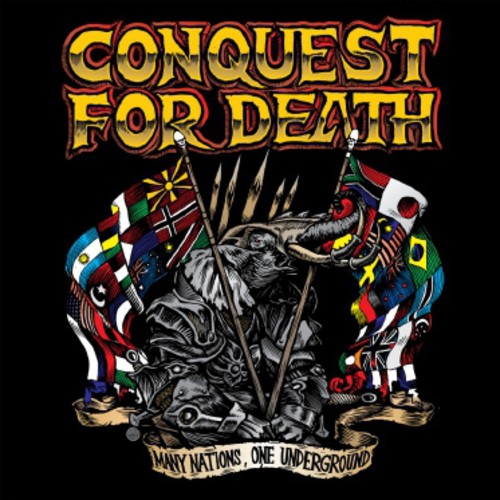 the album cover for Conquest For Death - Many Nations One Underground
