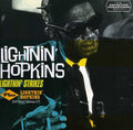 the album cover for Lightnin' Hopkins - Lightnin' Strikes + Lightnin' Hopkins [Import]