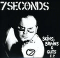 the album cover for 7seconds - Skins, Brains and Guts