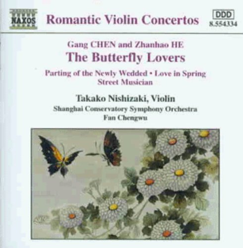 the album cover for TAKAKO NISHIZAKI - Butterfly Lovers / Parting of the Newly Wedded