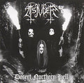 the album cover for Tsjuder - Desert Northern Hell