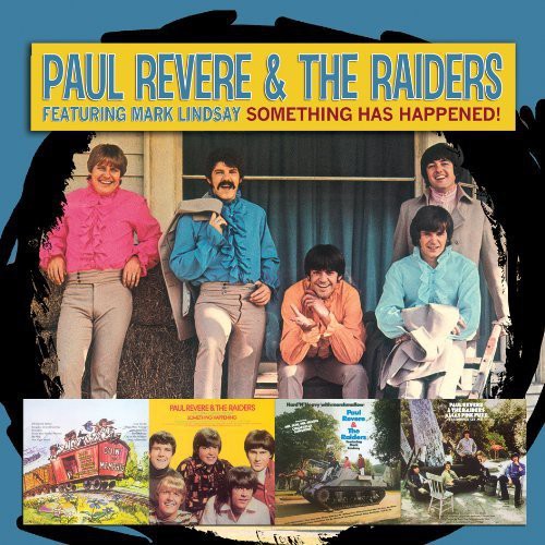 the album cover for Paul Revere & The Raiders Featuring Mar - Something Happening! 1967-1969 (Double C