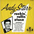 the album cover for Andy Starr - Rockin' Rollin' Stone