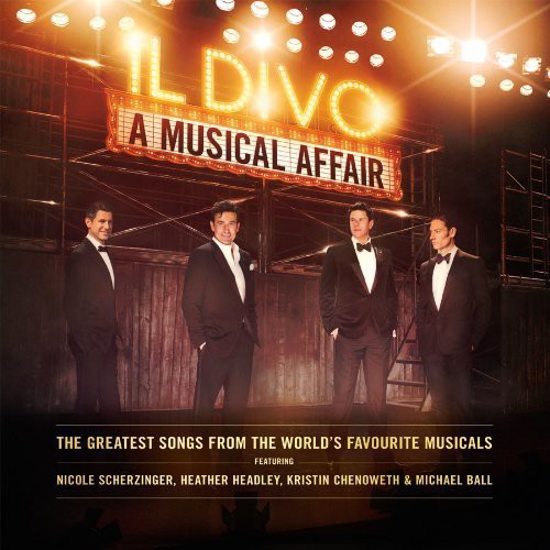the album cover for Il Divo - A Musical Affair